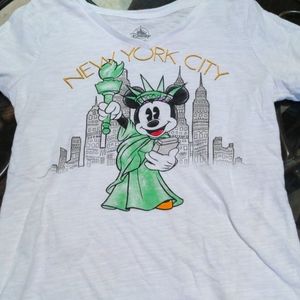 Girls Disney Minnie Mouse Statue of Liberty Shirt